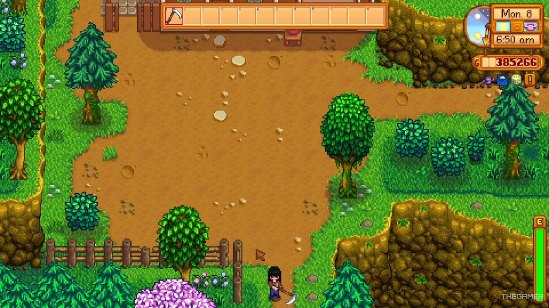 Как использовать косу, чтобы обмануть саммит в Stardew Valley