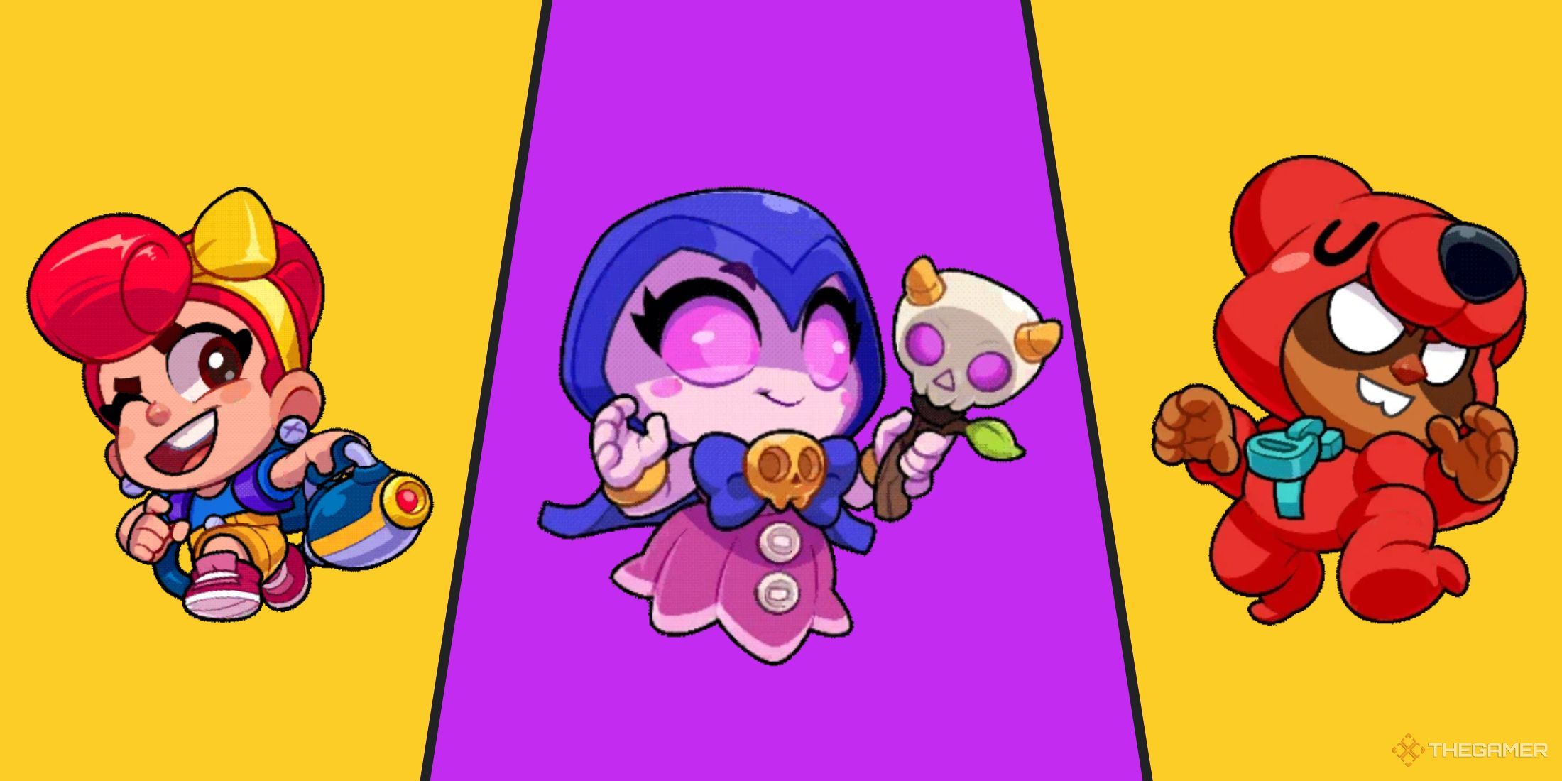 A Tier Characters in Squad Busters including Pam, Nita and Witch.
