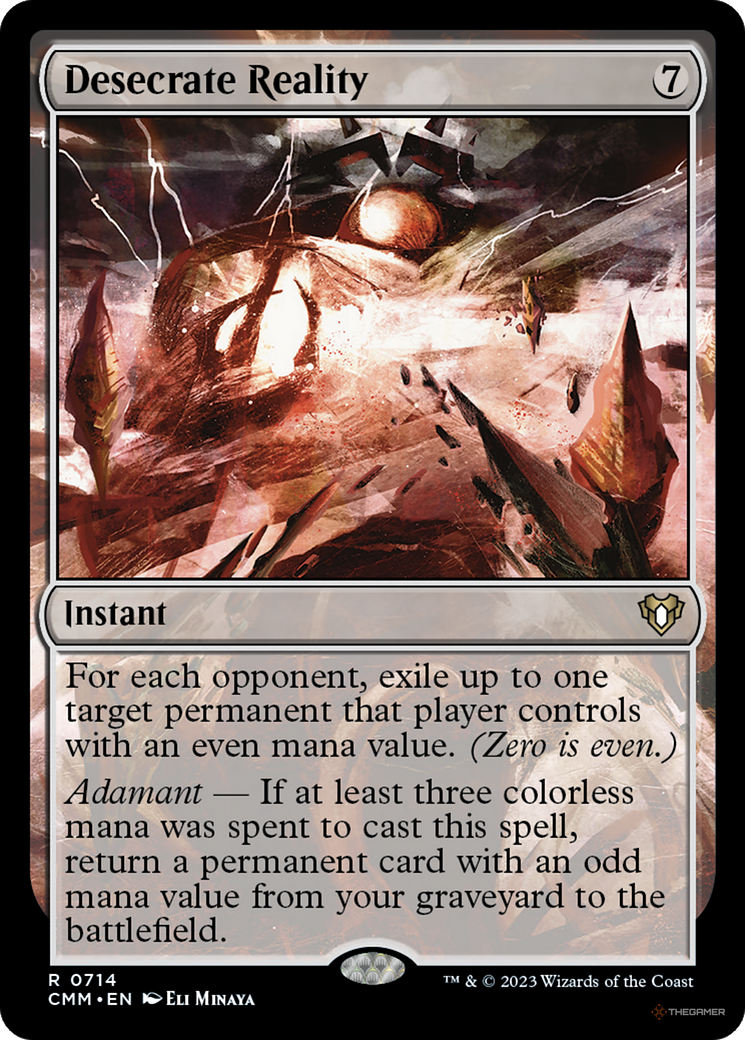 Desecrate Reality - Magic: The Gathering