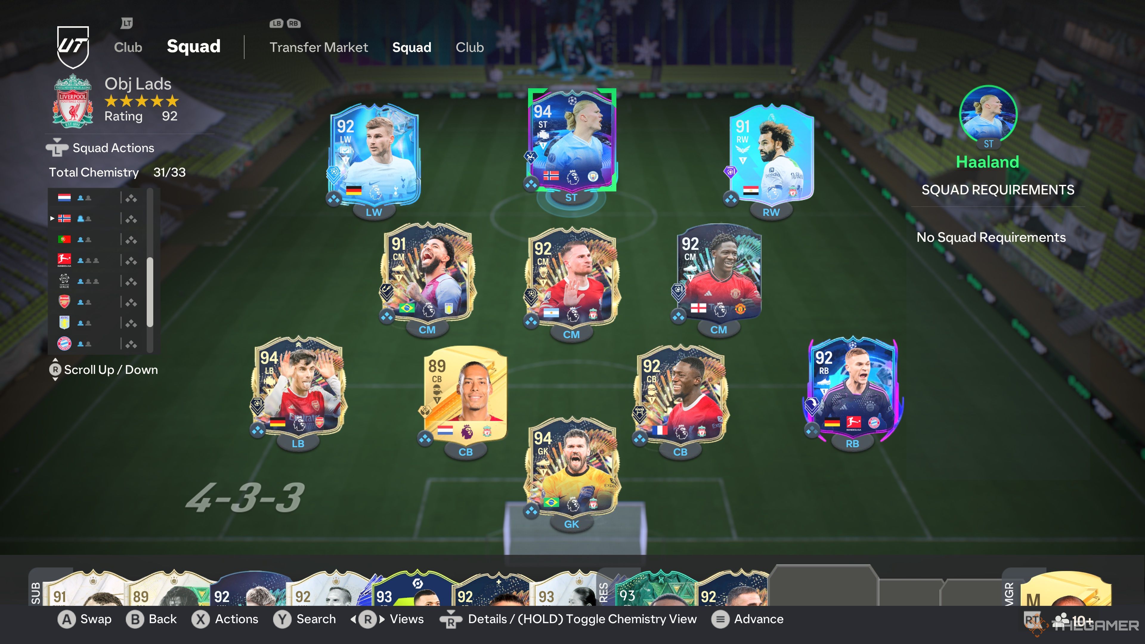 نمونه تیم چالش پاسکال گراس Make Your Mark Challenge در EA Sports FC 24.