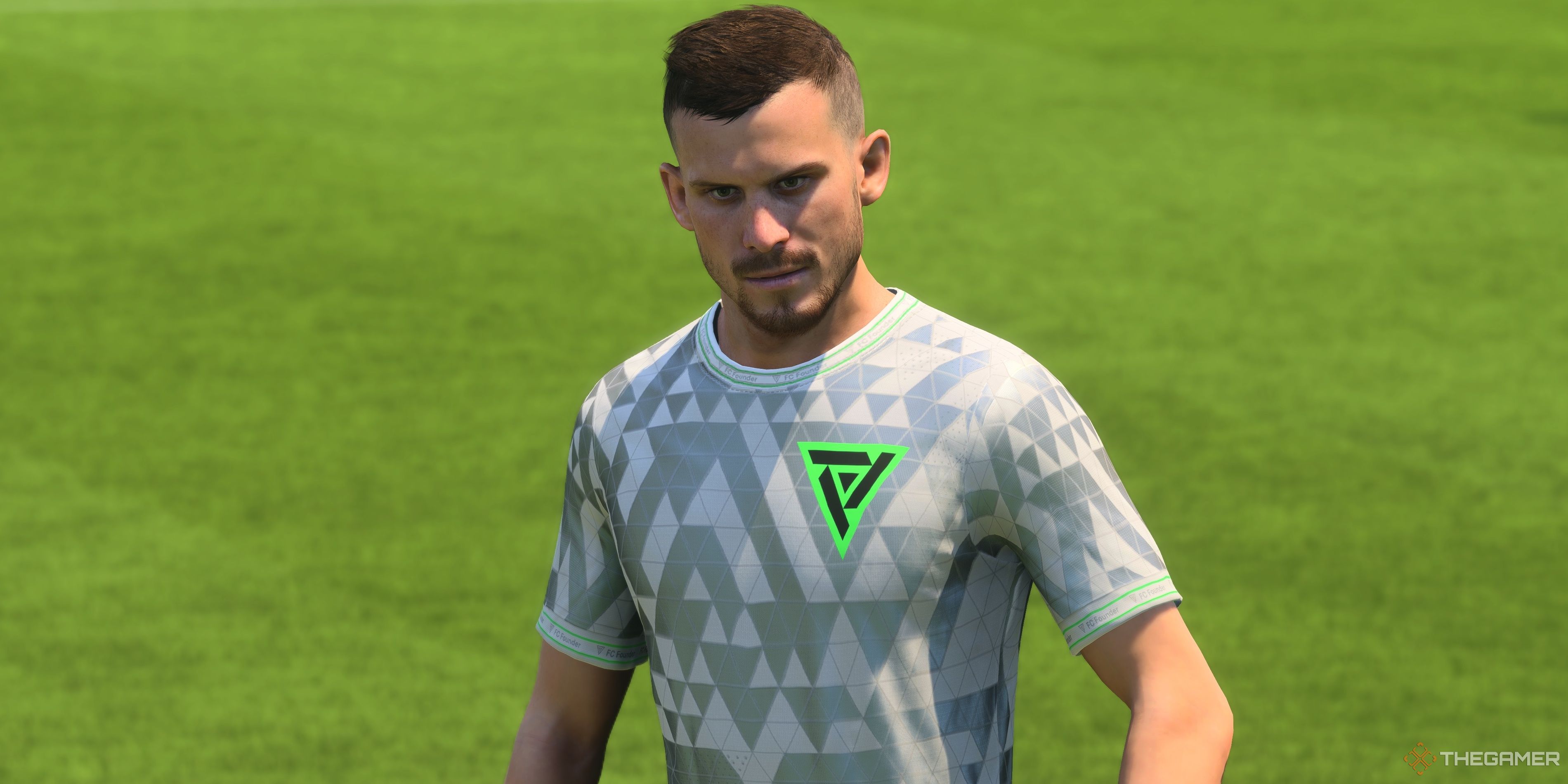 Pascal Gross standing over a free kick in EA FC 24.