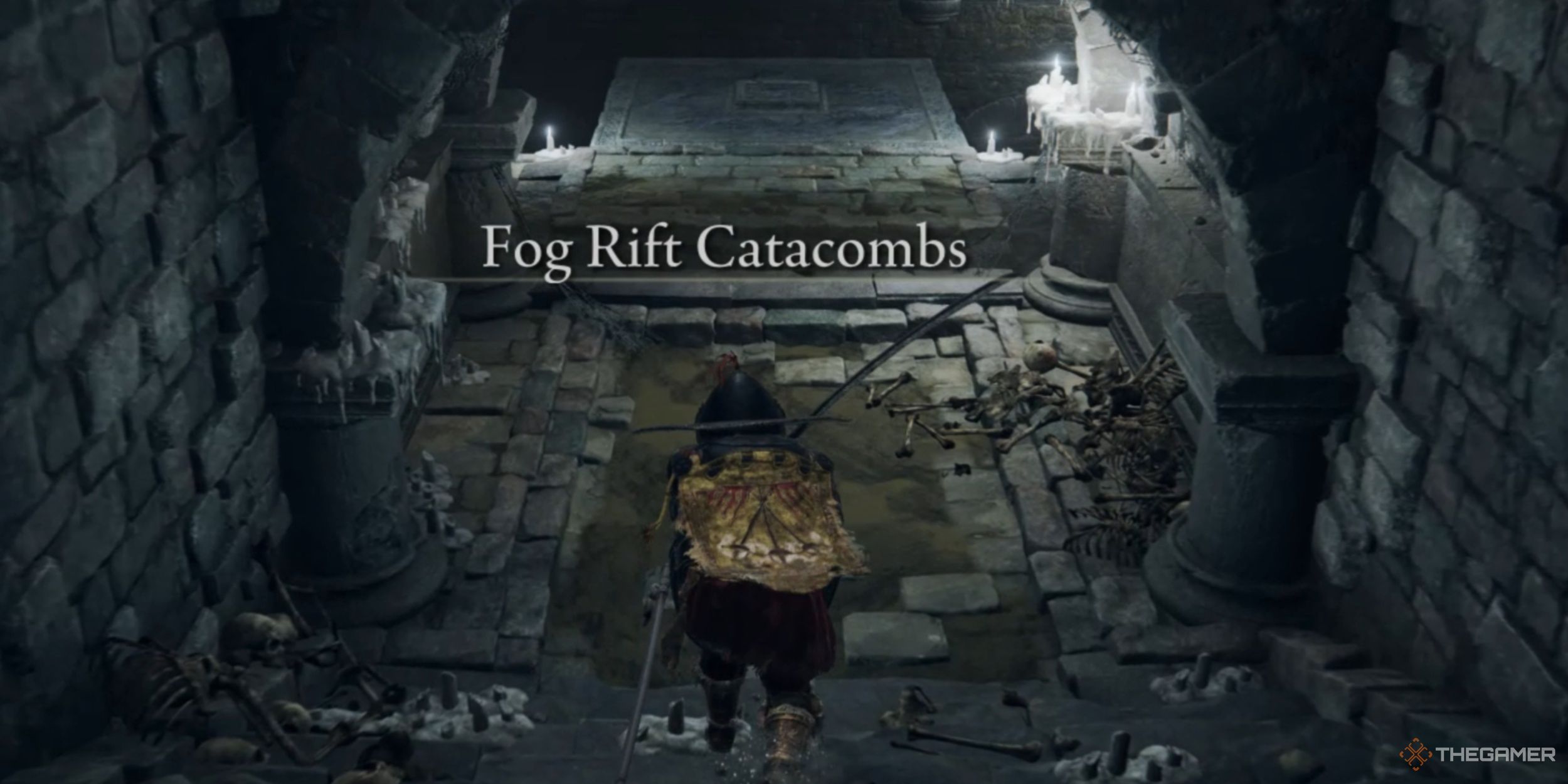 The Fog Rift Catacombs entrance in Elden Ring: Shadow of the Erdtree