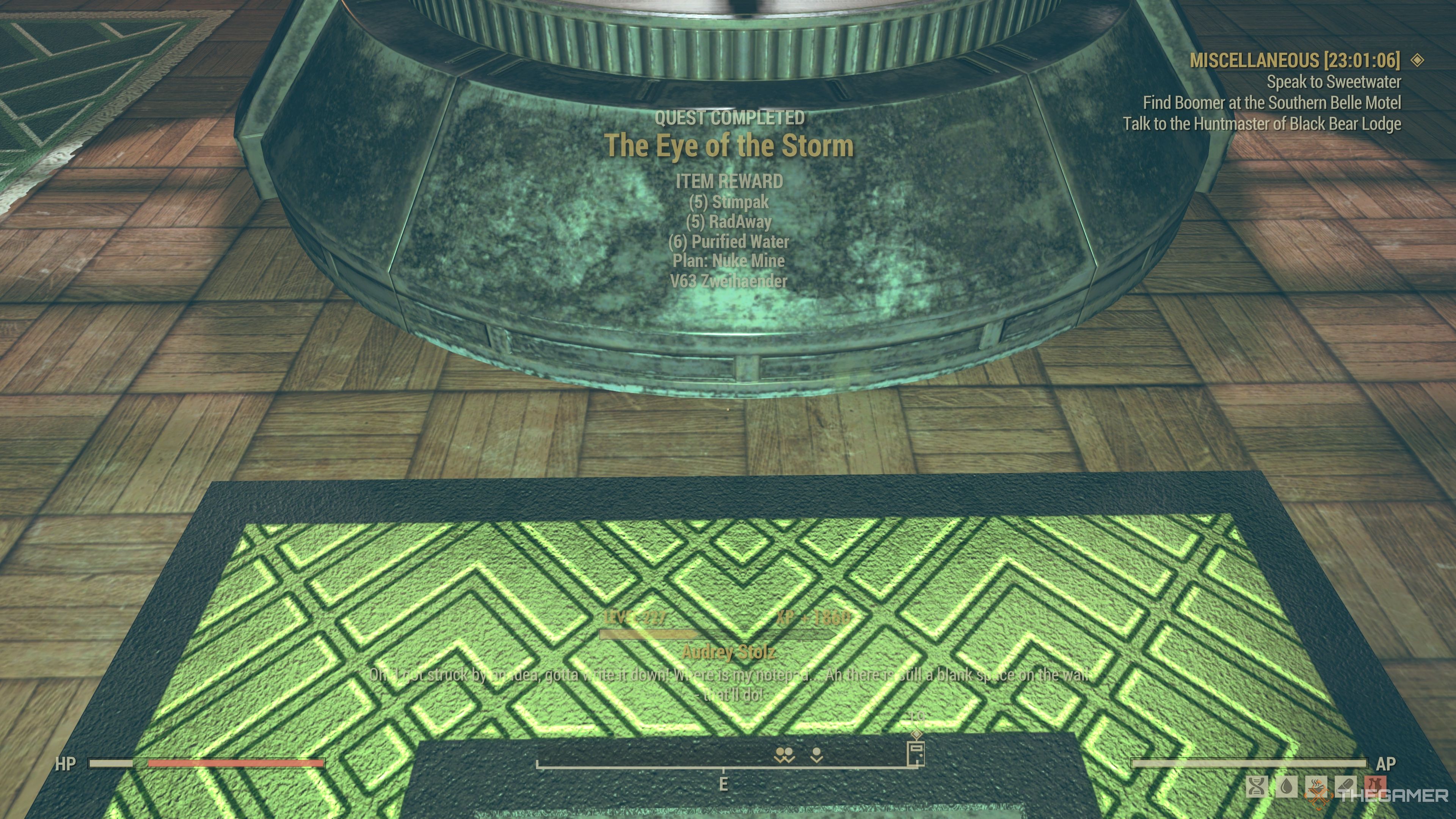 The Eye Of The Storm Rewards in Fallout 76.