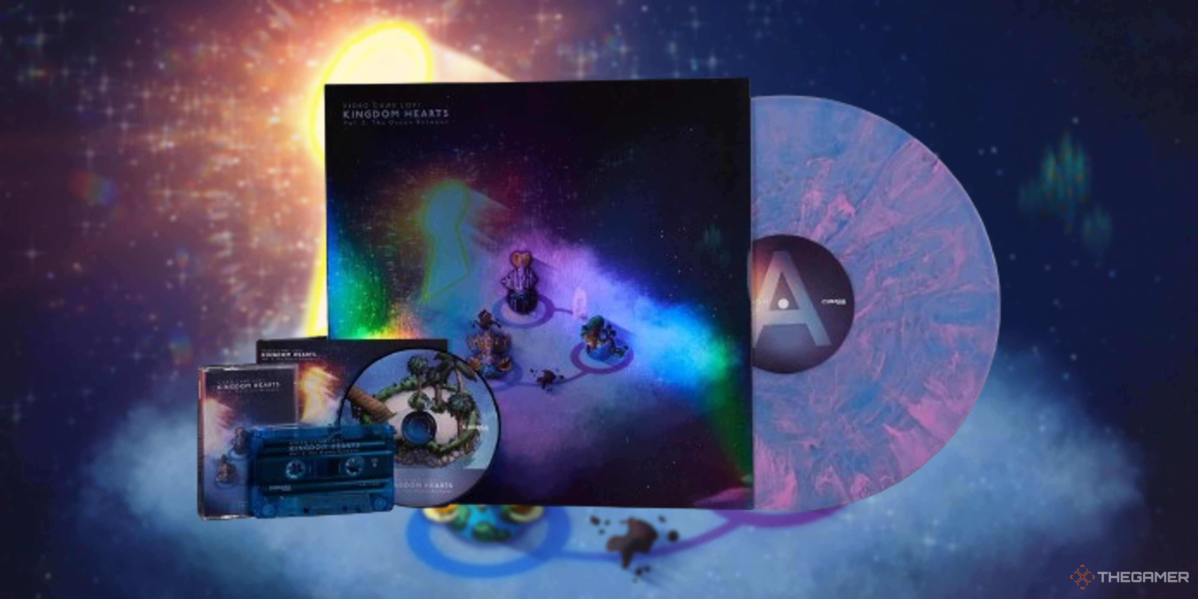 kingdom hearts the ocean between lo-fi soundtrack on vinyl cd and cassette