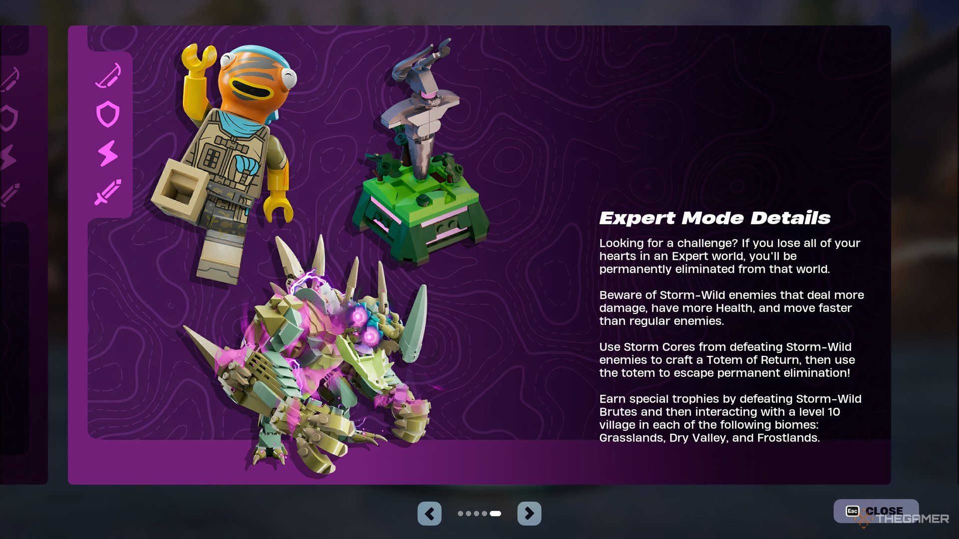 Lego Fortnite Expert Mode Details