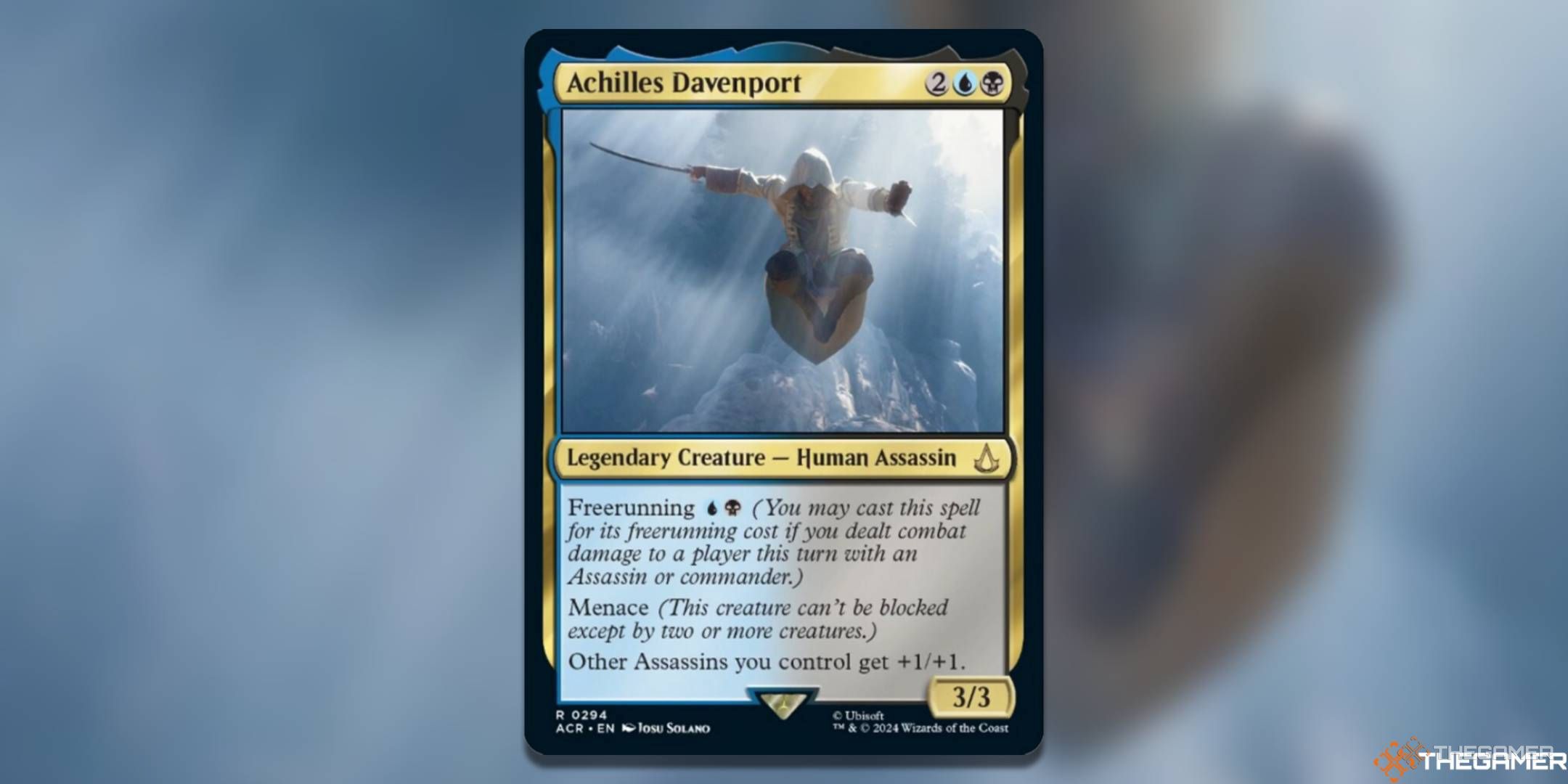 Achilles Davenport Magic: The Gathering card