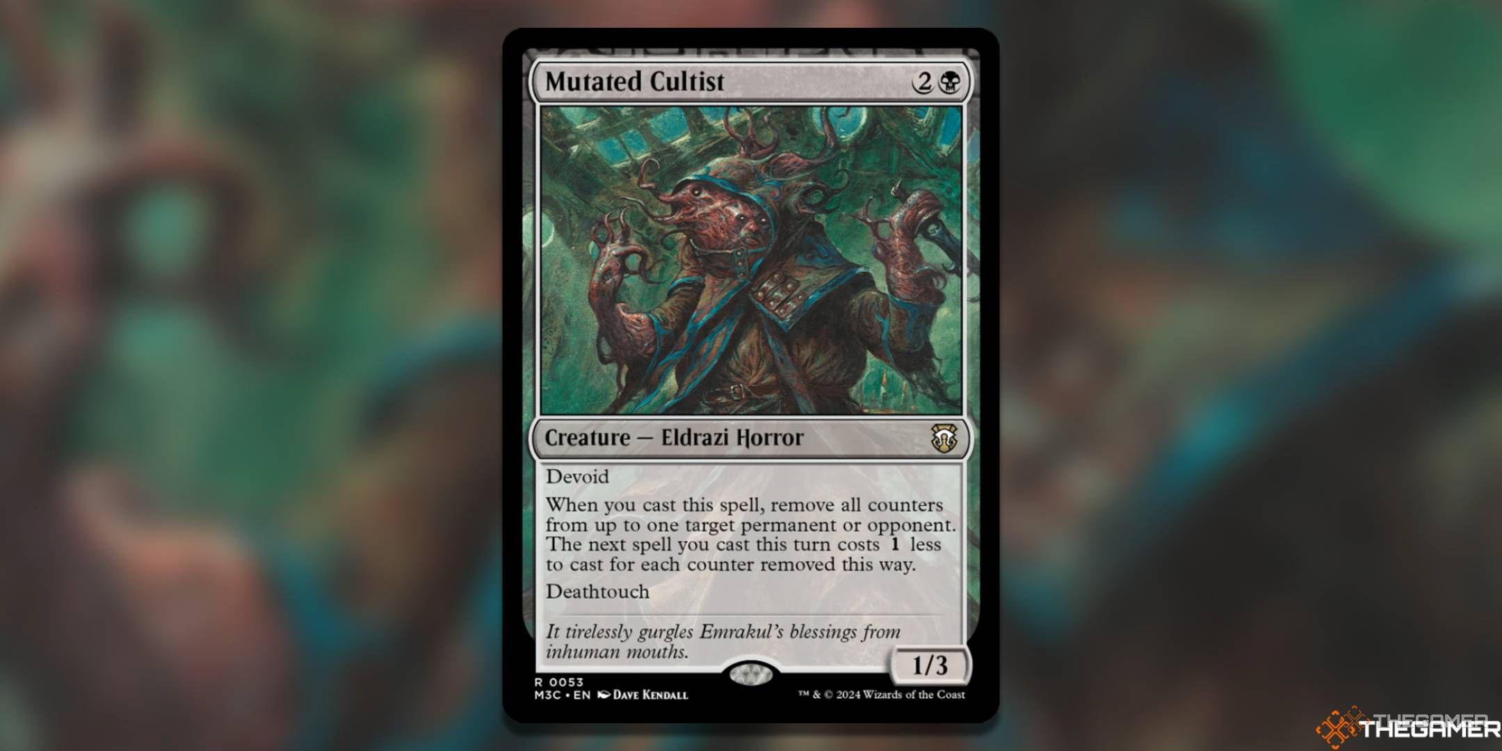Motated Cultist Magic: The Gathering کارت