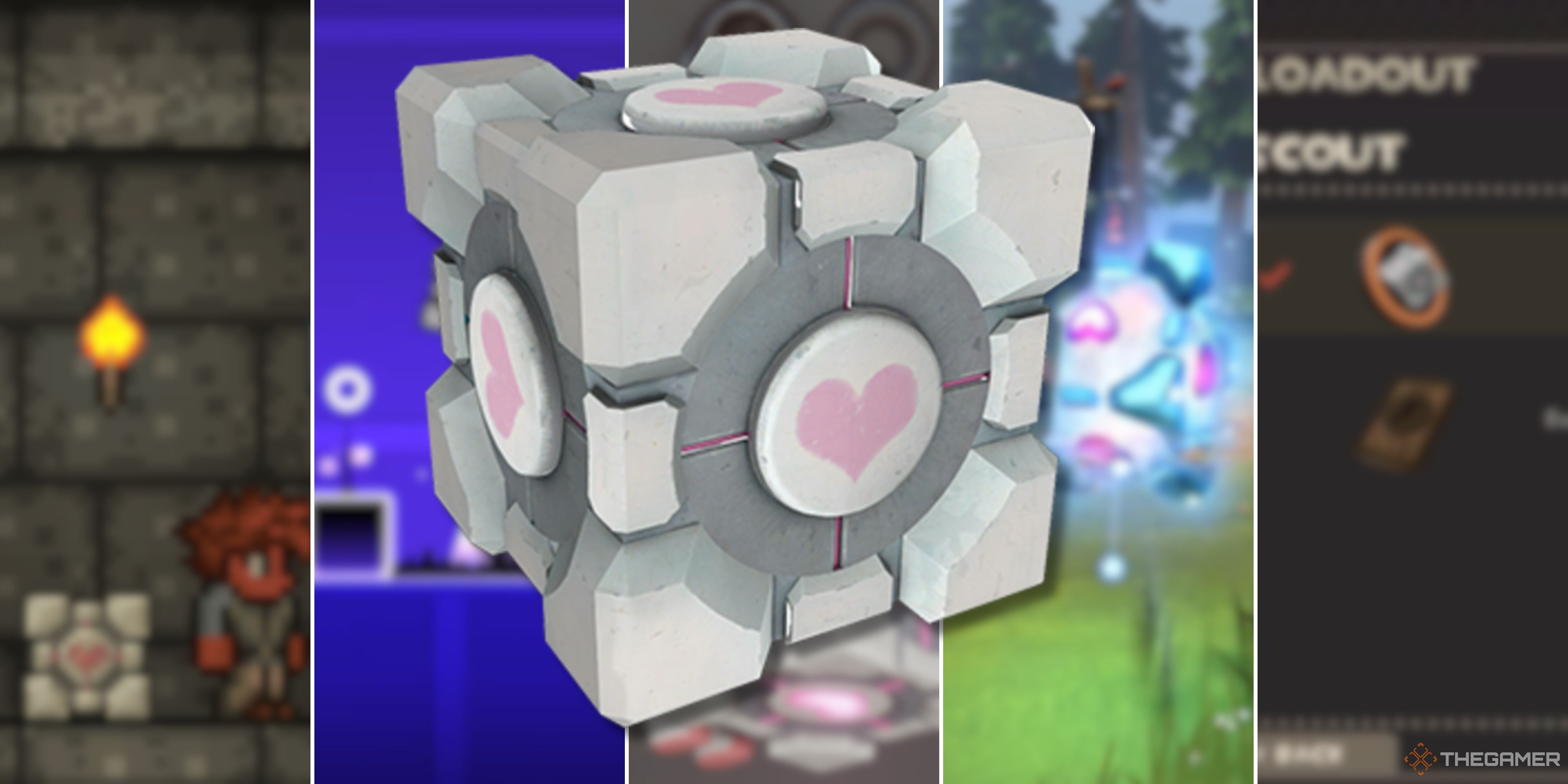 Лучшие игровые появления Portal's Companion Cube