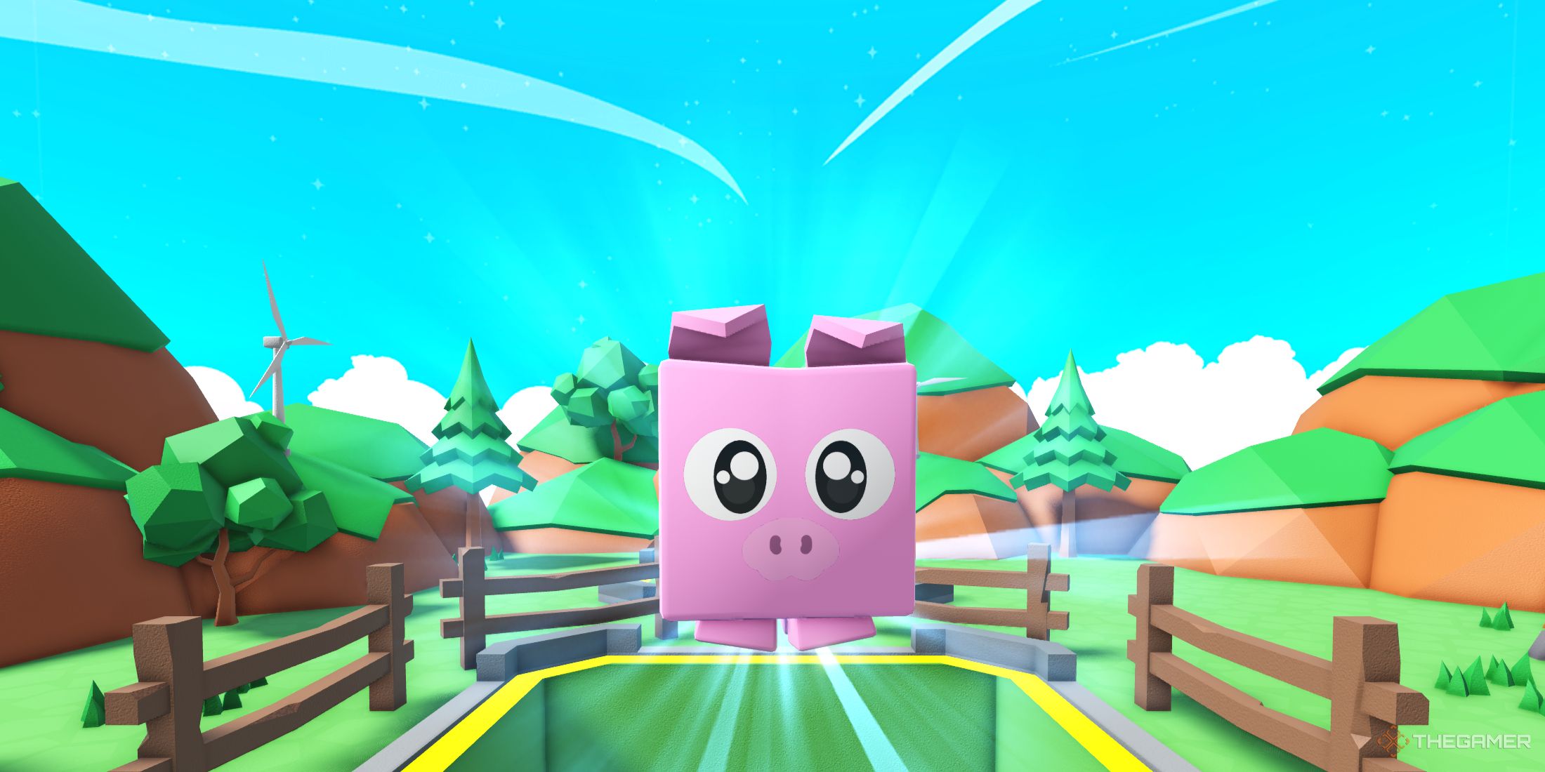 the Pig rare pet in Catch a Fish Simulator on Roblox