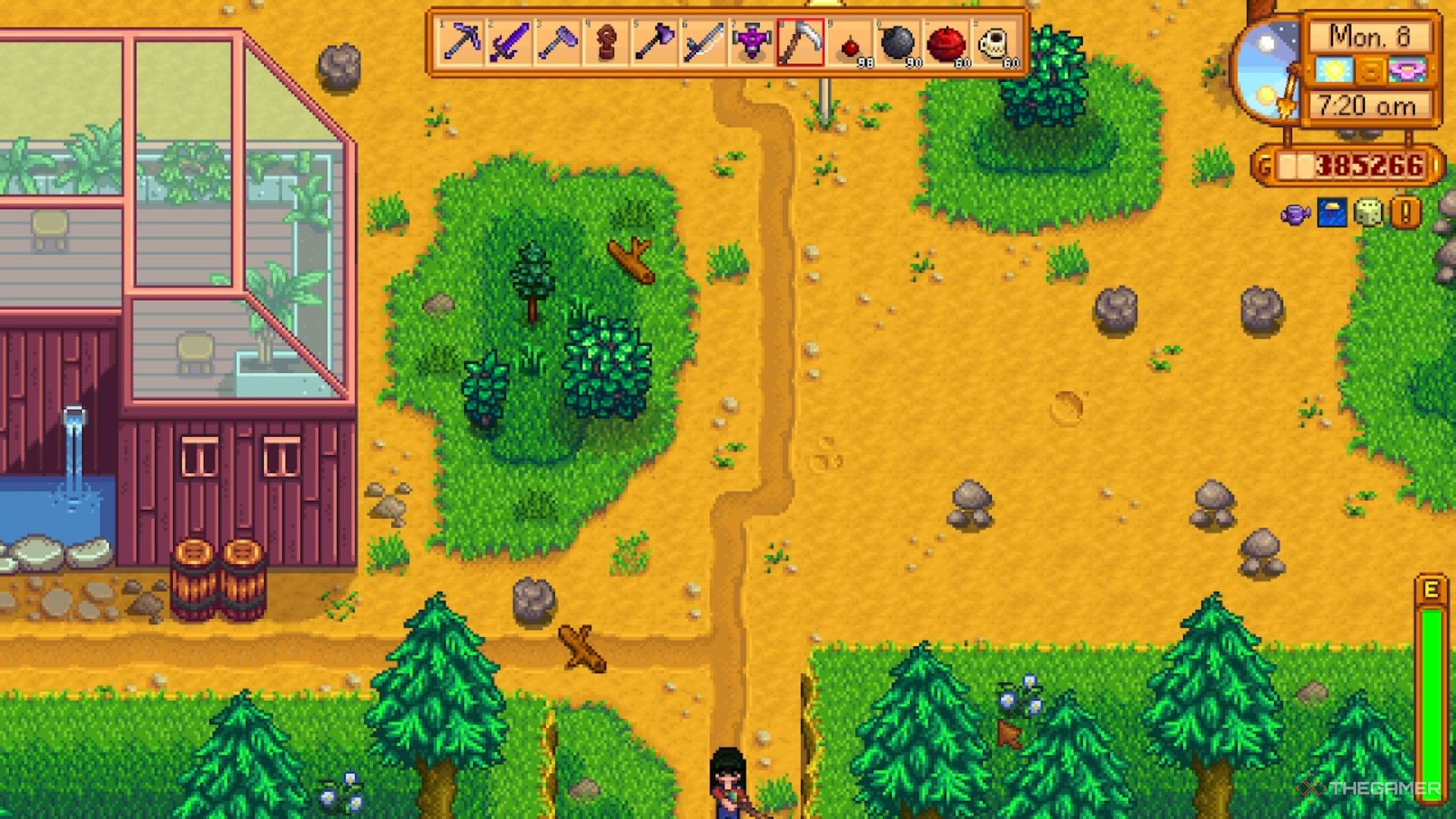 Как использовать косу, чтобы обмануть саммит в Stardew Valley