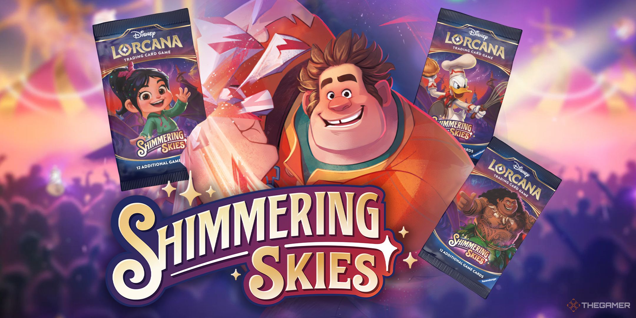 Upgrading The Shimmering Skies Emerald/Steel Starter Deck In Disney Lorcana