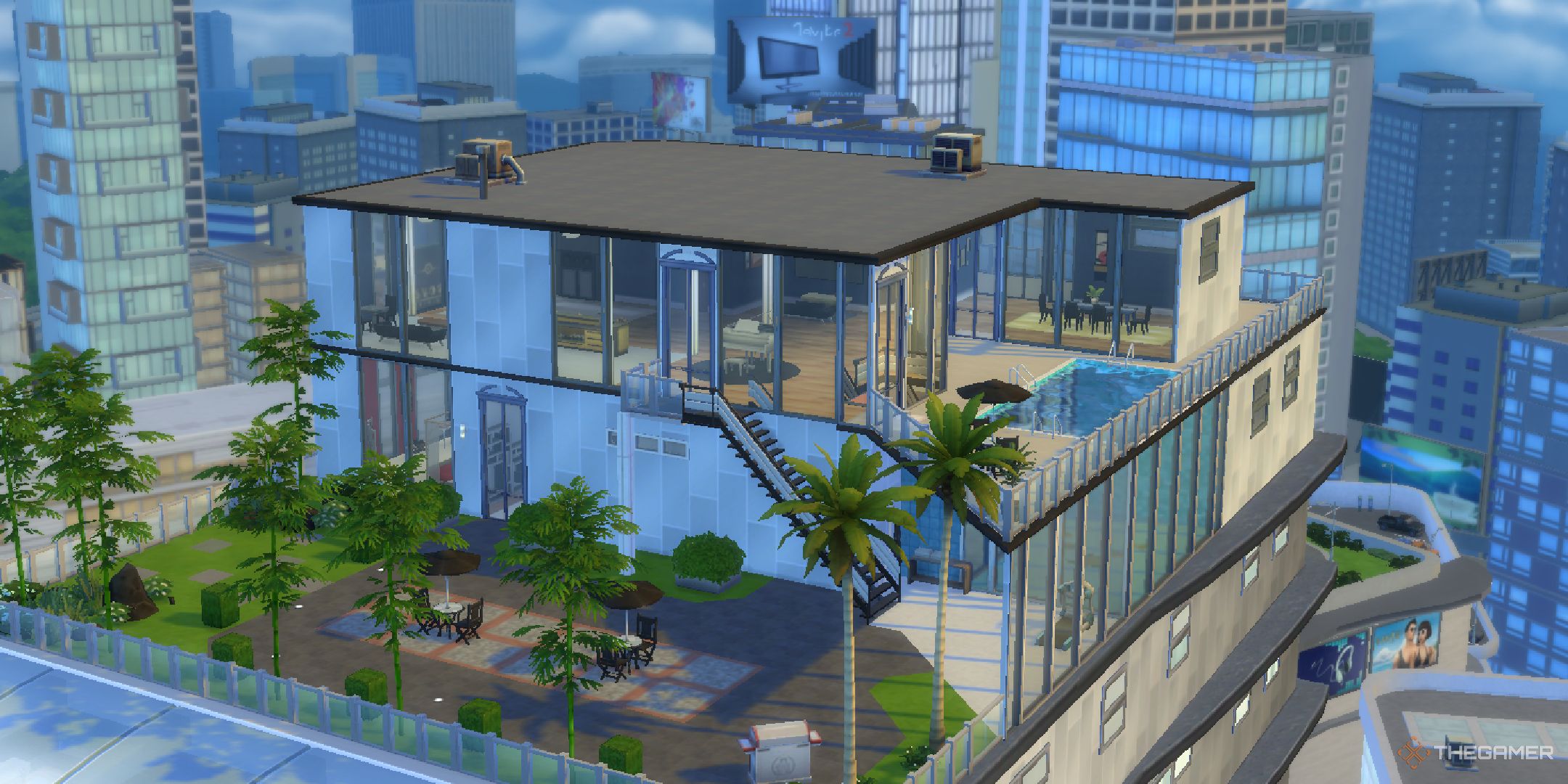 sims 4 apartment building from outside