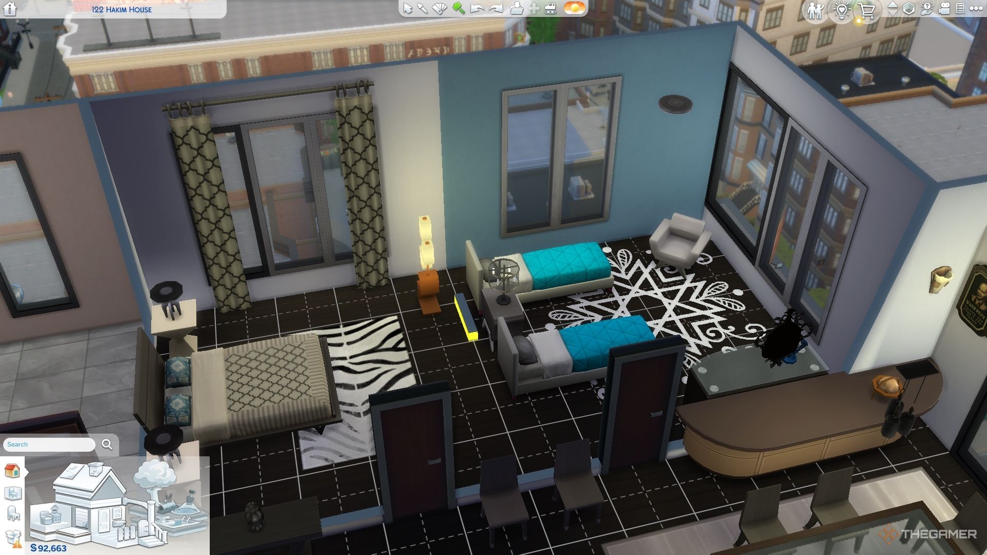 sims 4 deleted apartment wall