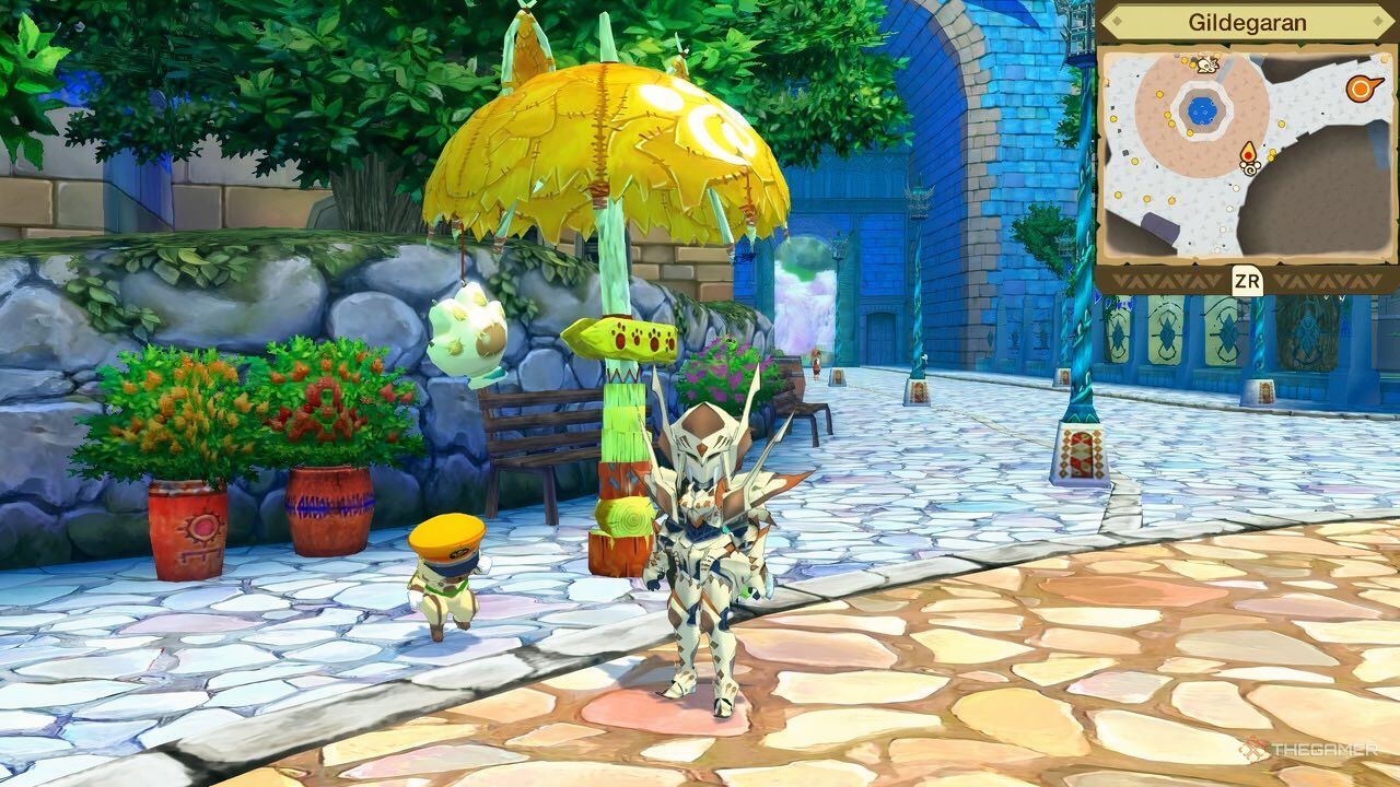 the gildegaran catavan fast travel in monster hunter stories