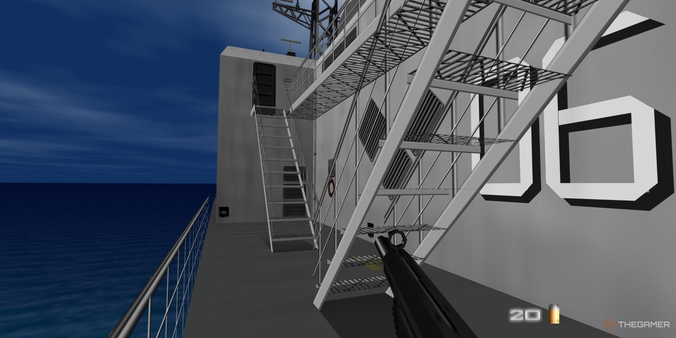 شروع سطح ناوچه در GoldenEye 007