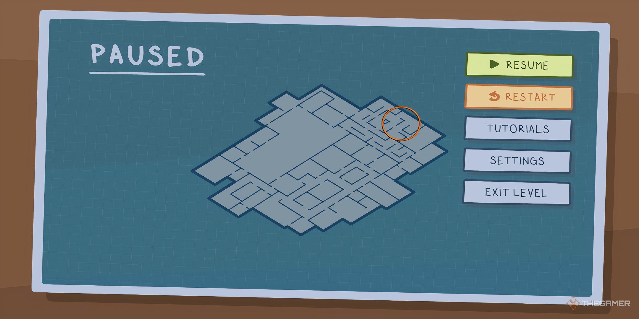 The WereCleaner map with the location of collectible 4 highlighted.