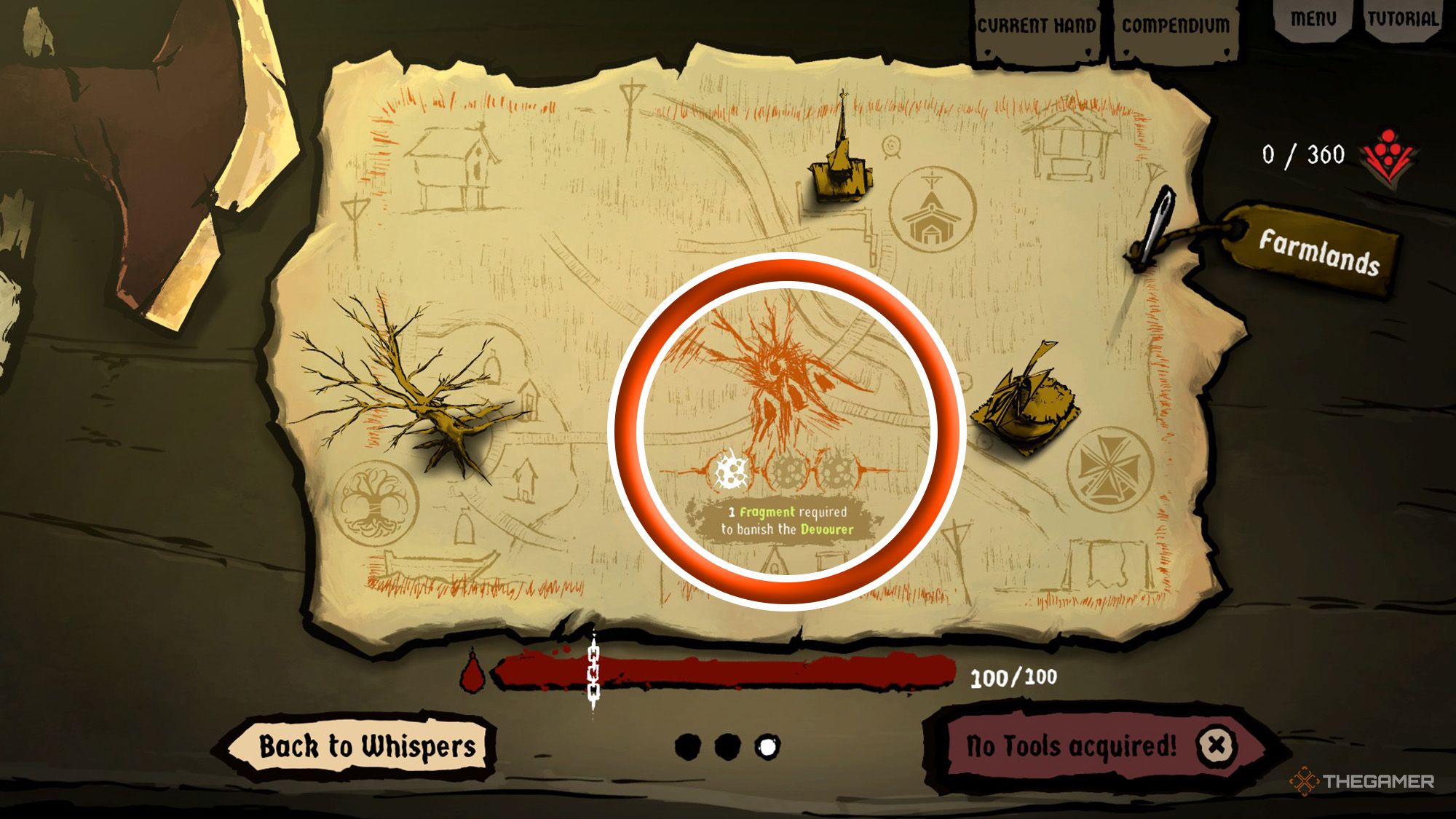 Tonight, a fragment is needed to banish the Devourer in Harvest Hunt