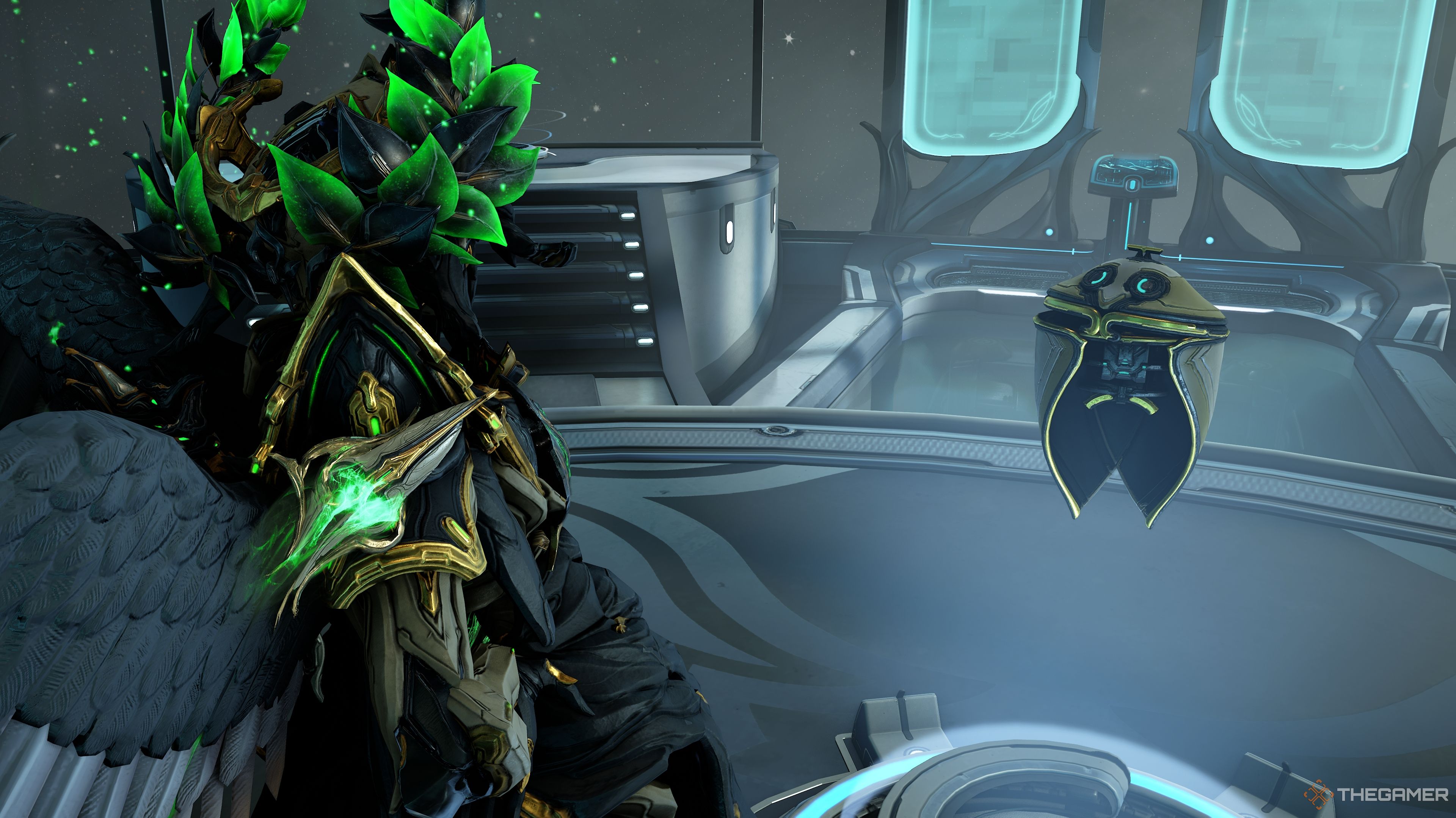 Warframe Jade Speaking With Ordis