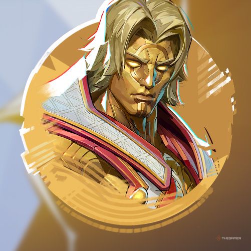 The Adam Warlock Spray features a portrait of Adam Warlock's face in Marvel Rivals.