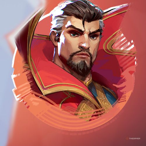 The Doctor Strange Spray features a portrait of Doctor Strange's face in Marvel Rivals.