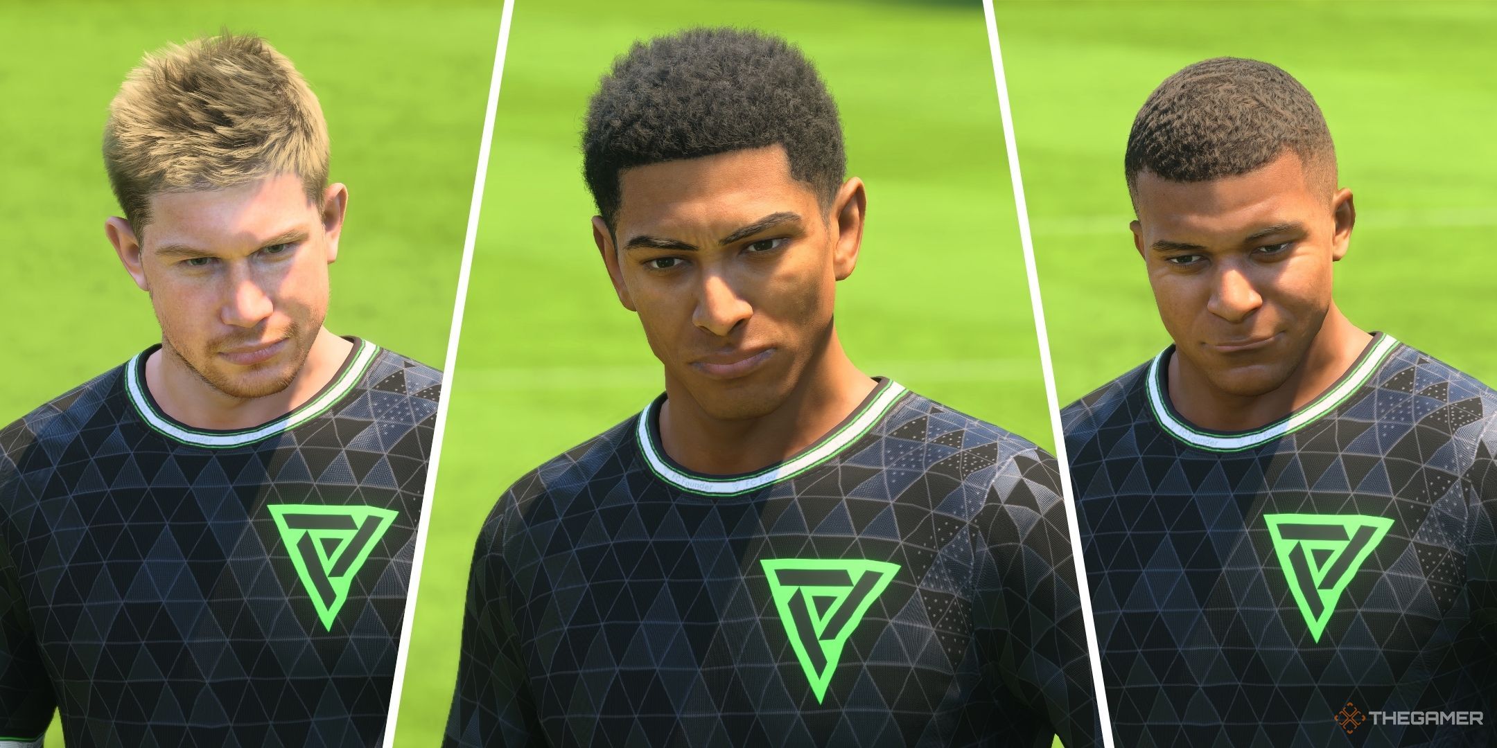 چگونه تیم تورنمنت کریستین رومرو را در EA Sports FC 24 بدست آوریم. 4 تصویری جدا شده از کوین دی بروین، جود بلینگهام و کیلیان امباپه در EA Sports FC 24.