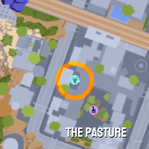 Eighth trinket location of Goatroit on the map in Goat Simulator 3 Multiverse of Nonsense.