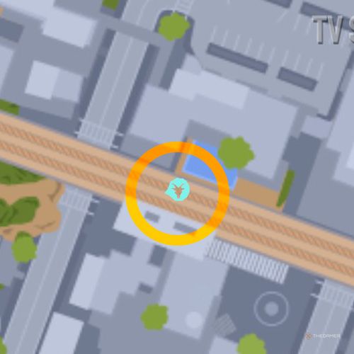 Eleventh trinket location of Goatroit on the map in Goat Simulator 3 Multiverse of Nonsense.