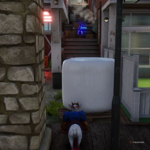 Fifth trinket location of Goatroit in Goat Simulator 3 Multiverse of Nonsense.