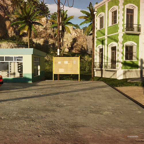 اولین مکان تابلوی اعلانات Bahia De Oro در Drug Dealer Simulator 2.