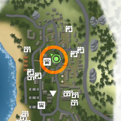 مکان چهارمین تابلوی اعلانات Bahia De Oro روی نقشه در Drug Dealer Simulator 2.