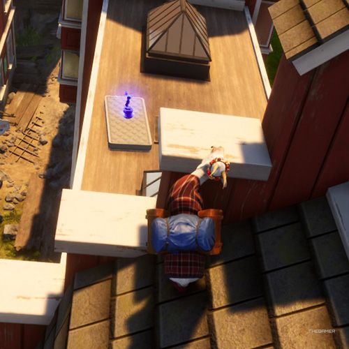 Fourth trinket location of Goatroit in Goat Simulator 3 Multiverse of Nonsense.
