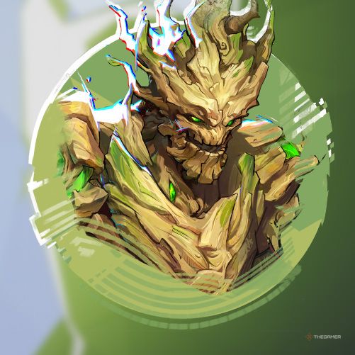 The Groot Spray features a portrait of Groot's face in Marvel Rivals.