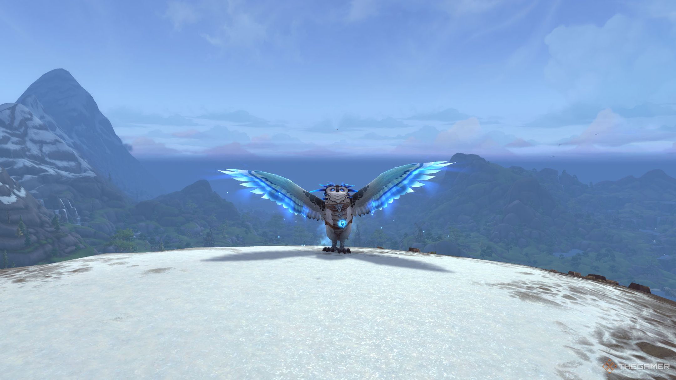 Ride the Charming Courier mount in Stormsong Valley in World of Warcraft.