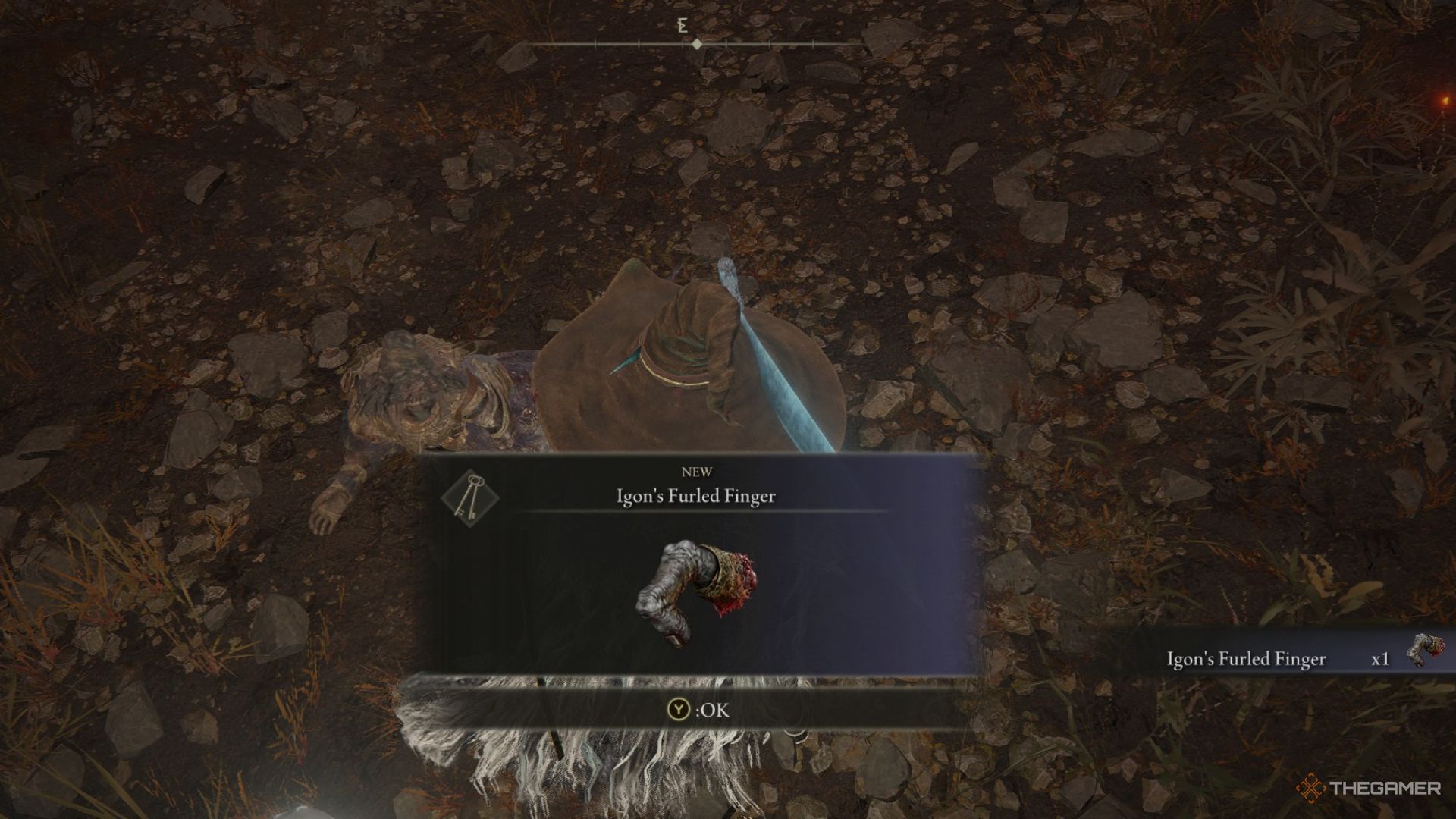 How To Complete Igon Quest In Elden Ring Shadow Of The Erdtree   Igon Gives The Tarnished His Furled Finger 