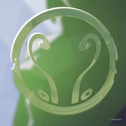 The Mantis Emblem in Marvel Rivals features an earthy green outline of Mantis's antennae.