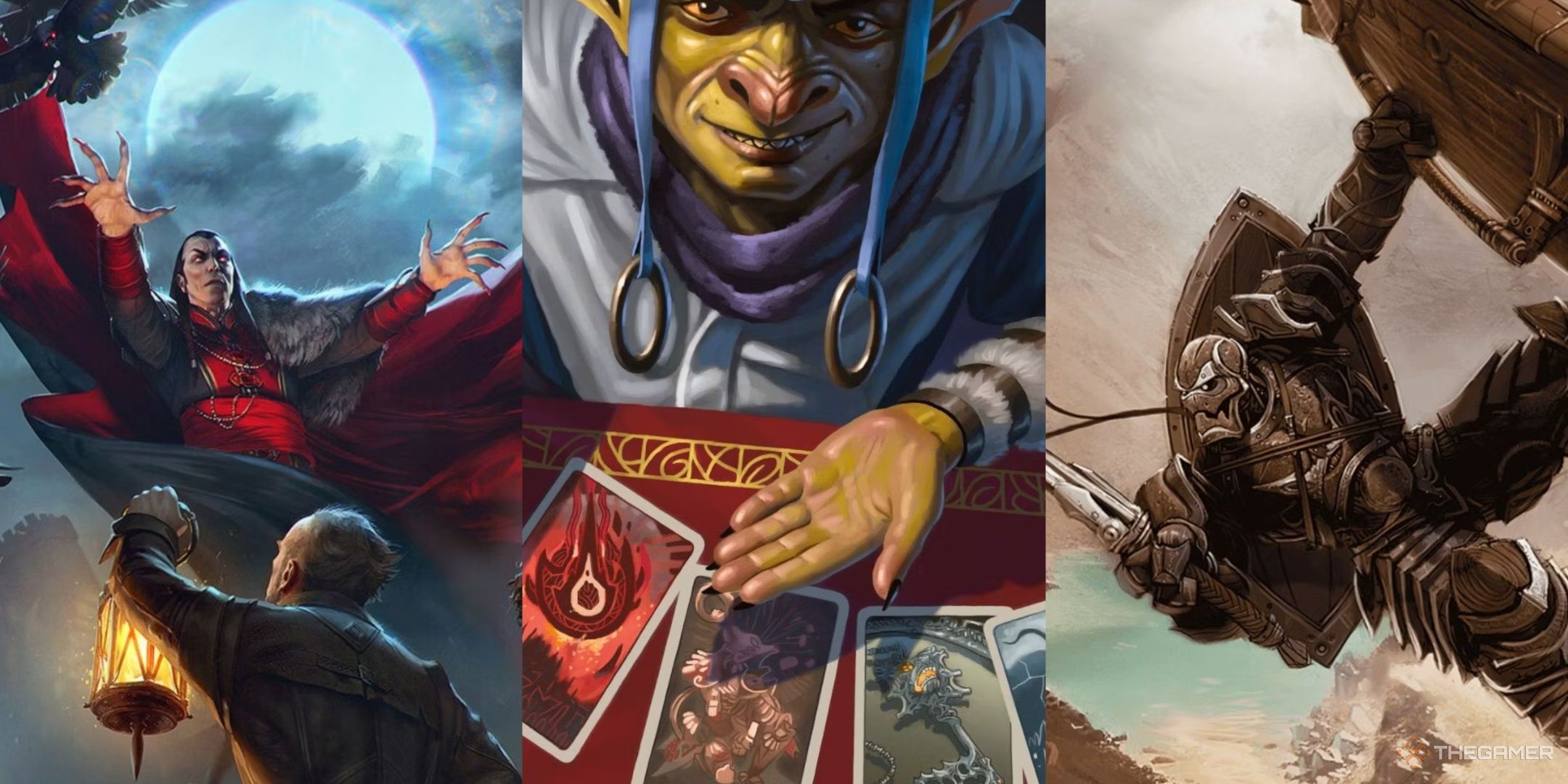 A collage showing three different funny items in Dungeons & Dragons.