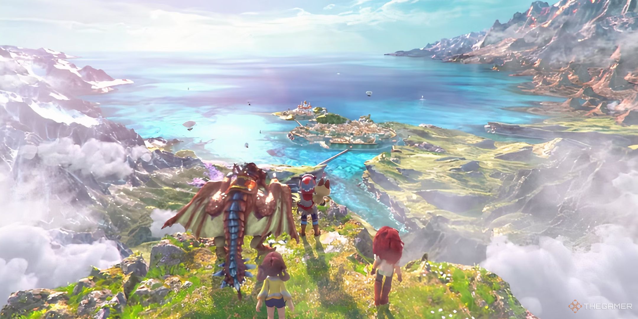 Monster Hunter Stories scene.