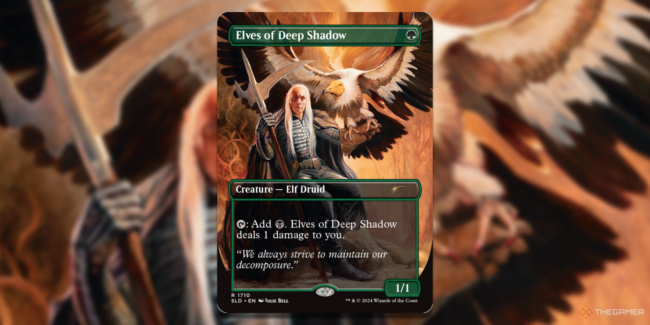 MTG Elves of Deep Shadow card and art background