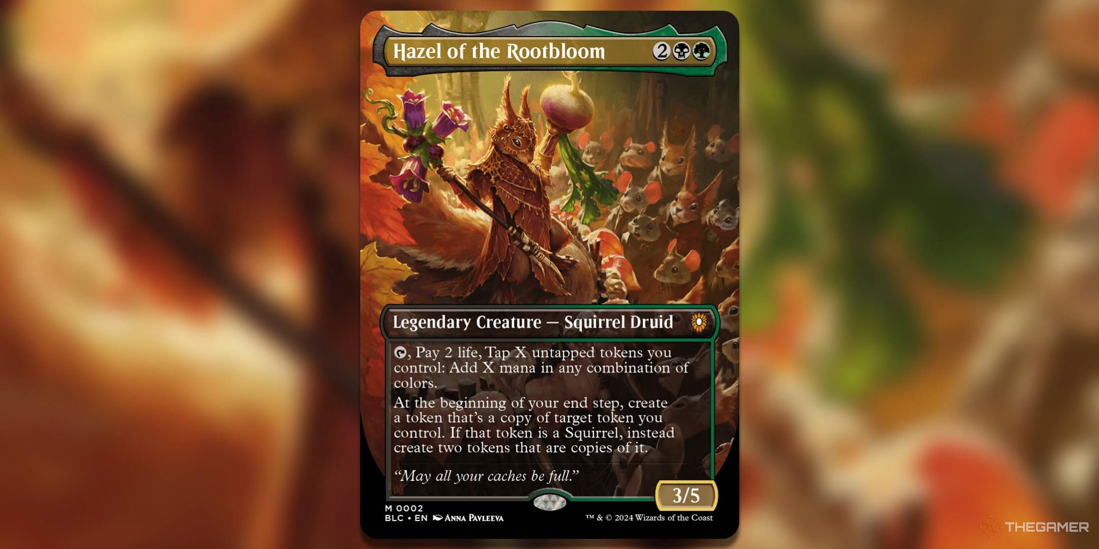 Лучшие карты из колоды «Командир Bloomburrow Squirreled Away» - MTG