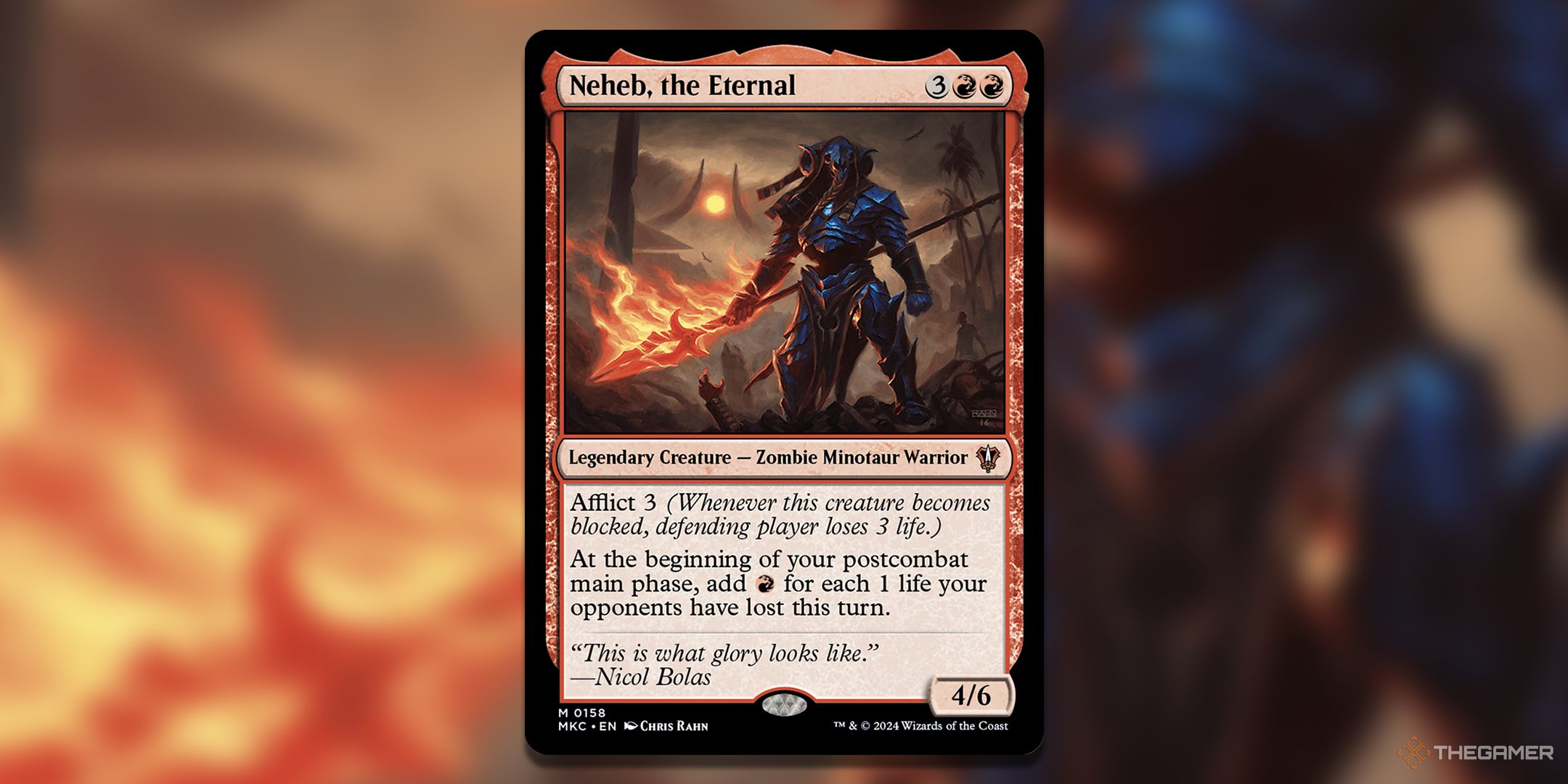 MTG Errata Stops Neheb The Eternal's Aggravated Assault Combo