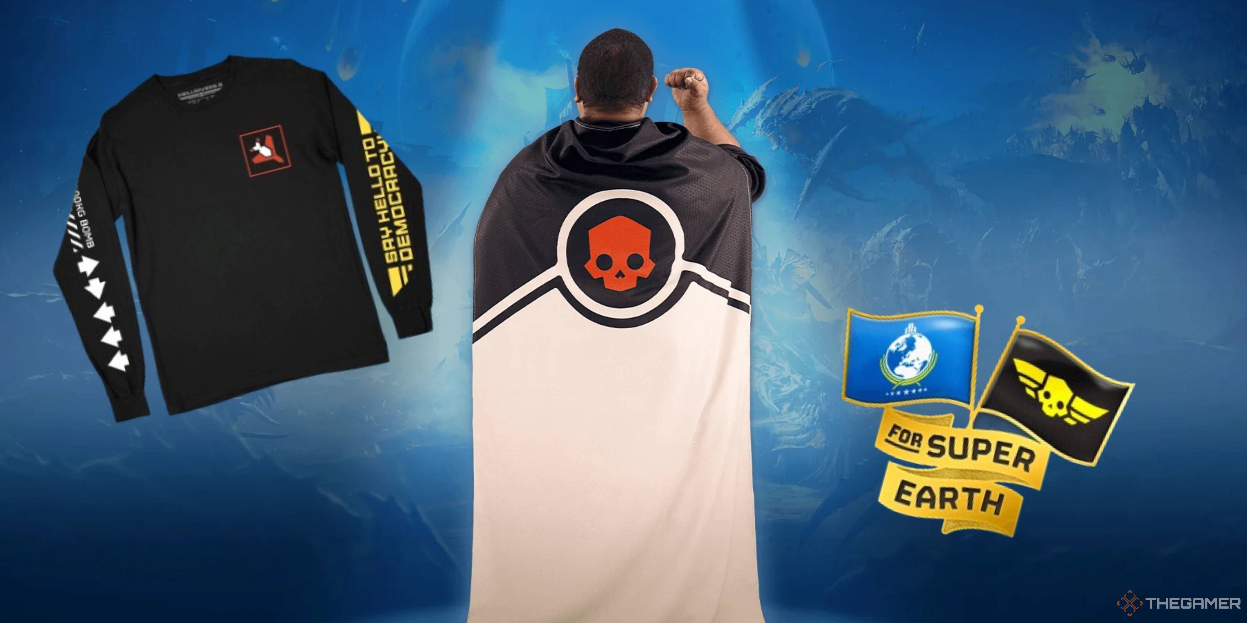 Helldivers 2 Merch Range At Fangamer Includes A Cape From The Game