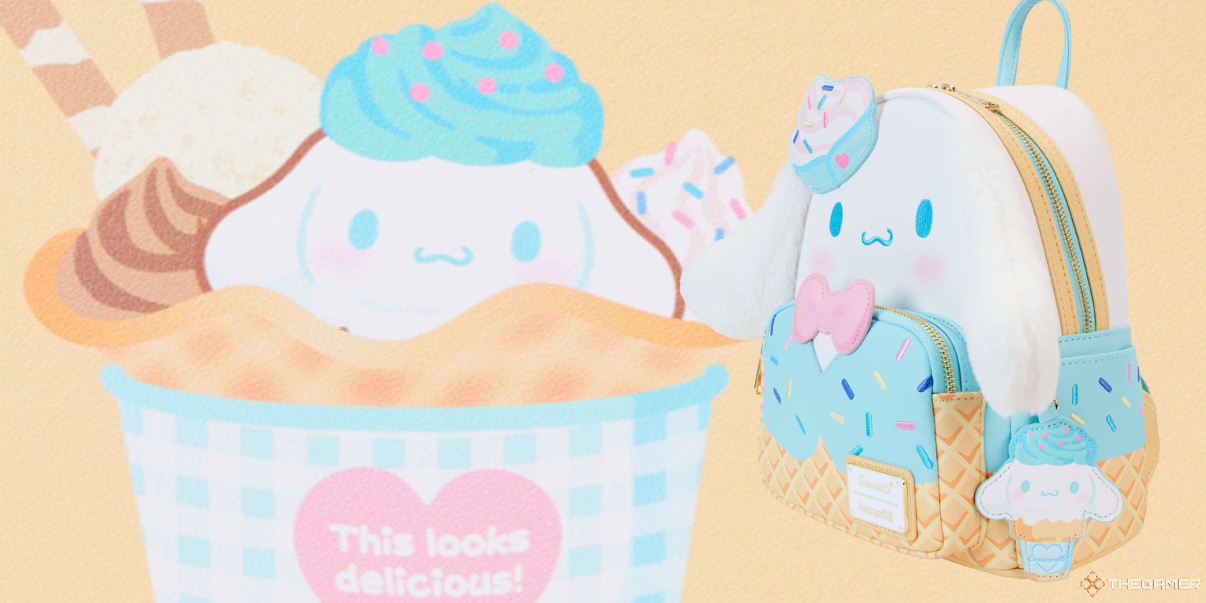 Новый рюкзак Loungefly Cinnamoroll выглядит и пахнет как мороженое