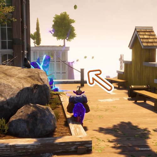 Nineteenth trinket location of Goatroit in Goat Simulator 3 Multiverse of Nonsense.