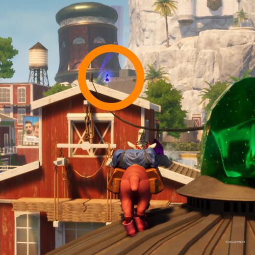 Ninth trinket location of Goatroit in Goat Simulator 3 Multiverse of Nonsense.