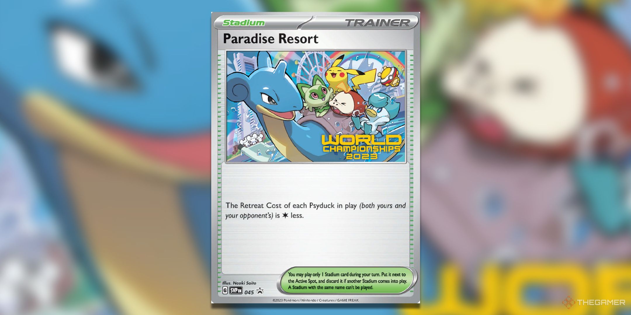 Paradise Resort World Championship card art.