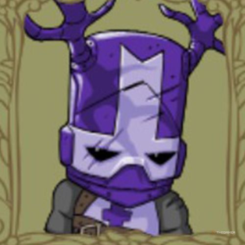 Portrait of the Blacksmith in Castle Crashers.