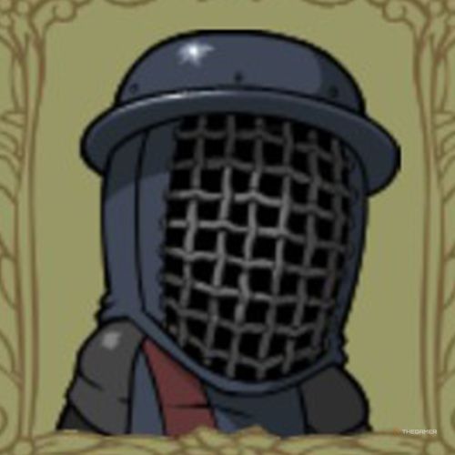 Portrait of the Killer Beekeeper in Castle Crashers.