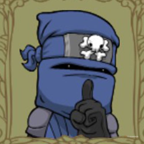Portrait of the Ninja in Castle Crashers.