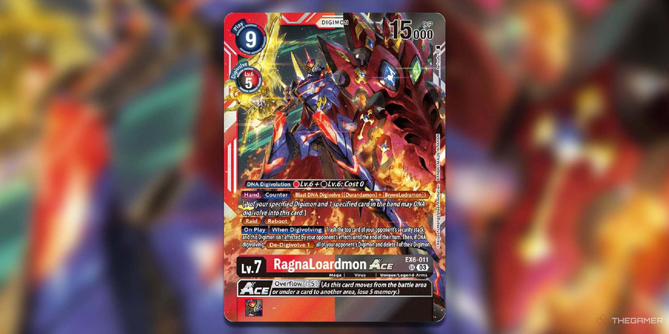 بازی کارتی ragnaloardmon ace ex06 infernal ascension digimon