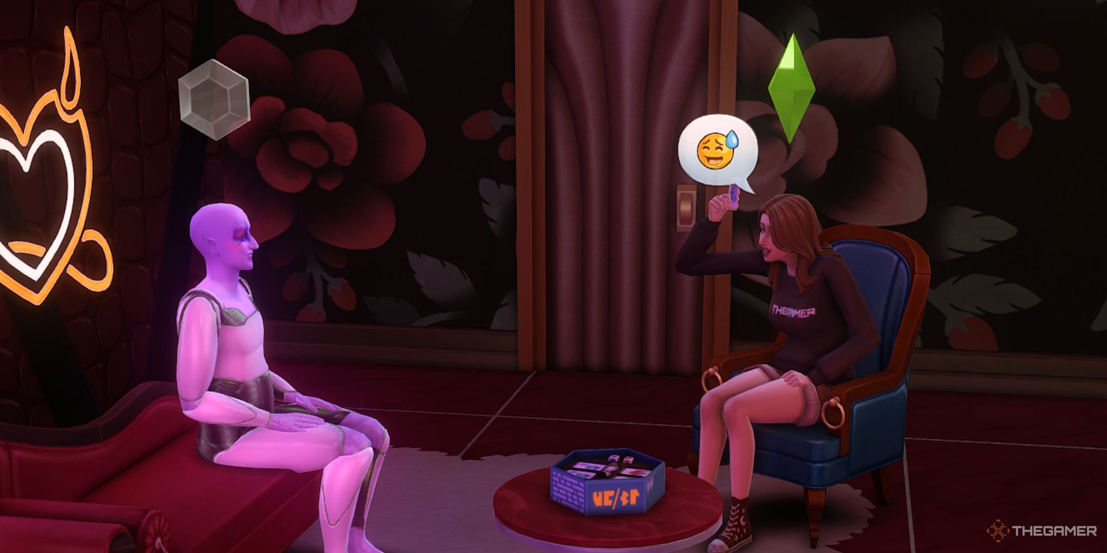 Как играть в игры Who's Up Party в TS4: Lovestruck